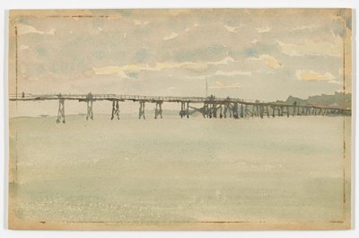 Grey and Silver–Pier, Southend by James Abbott McNeill Whistler