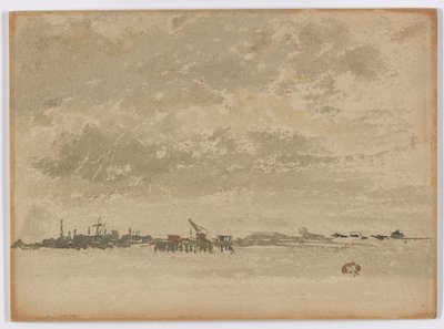 Grey and Silver–Purfleet by James Abbott McNeill Whistler