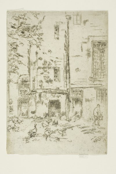 Hotel de la Croix Blanche by James Abbott McNeill Whistler