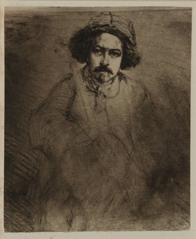 J. Becquet, Sculptor by James Abbott McNeill Whistler