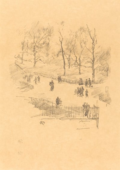 Kensington Gardens by James Abbott McNeill Whistler