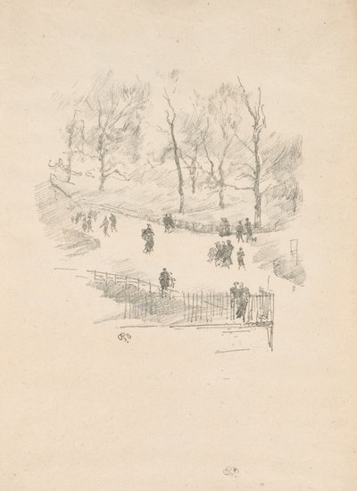 Kensington Gardens by James Abbott McNeill Whistler