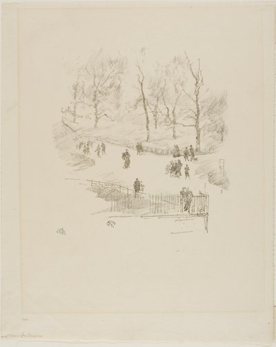 Kensington Gardens by James Abbott McNeill Whistler