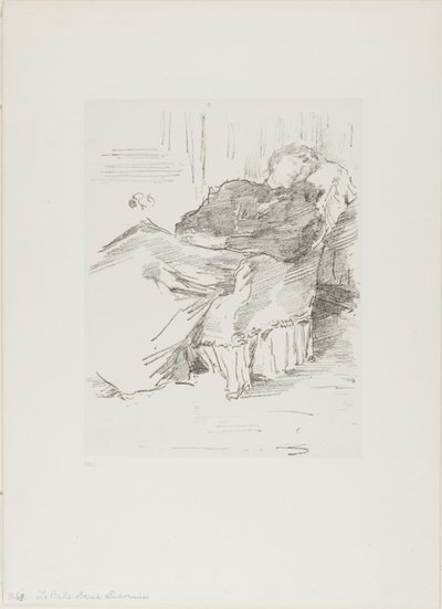 The Beautiful Sleeping Lady by James Abbott McNeill Whistler