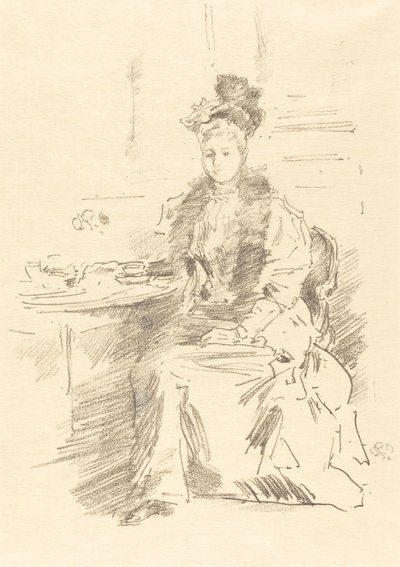 The Pretty New Yorker by James Abbott McNeill Whistler