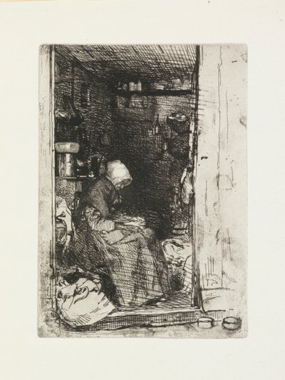 The Old Woman with Rags by James Abbott McNeill Whistler