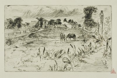 Landscape with Horses by James Abbott McNeill Whistler