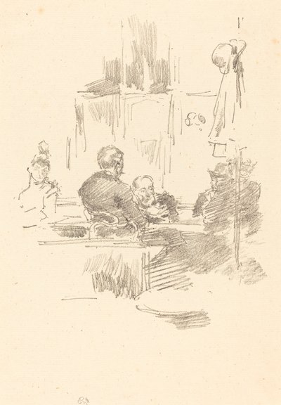 Late Picquet by James Abbott McNeill Whistler