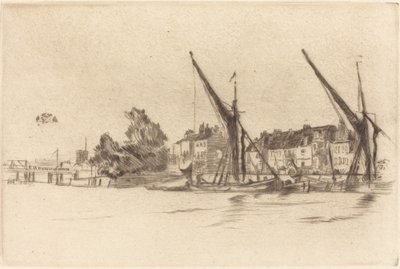 Lindsey Houses by James Abbott McNeill Whistler