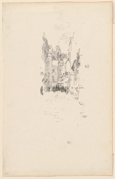 Little Court, Cloth Fair by James Abbott McNeill Whistler