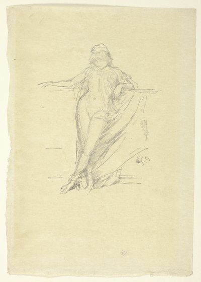 Little Draped Figure, Leaning by James Abbott McNeill Whistler