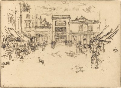 Little Market Place, Tours by James Abbott McNeill Whistler