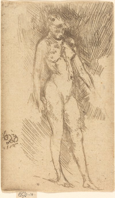 Little Nude Figure by James Abbott McNeill Whistler