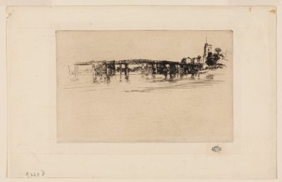 Little Putney Bridge by James Abbott McNeill Whistler