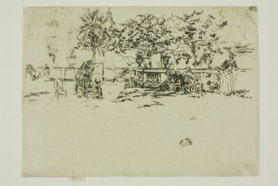 Little Terrace, Luxembourg Gardens by James Abbott McNeill Whistler