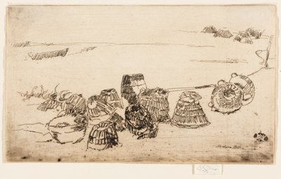 Lobster Pots - Selsea Bill by James Abbott McNeill Whistler
