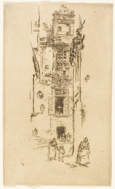 Mairie, Loches by James Abbott McNeill Whistler