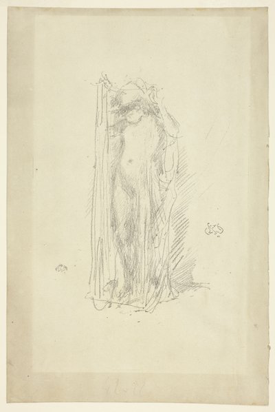 Model Draping by James Abbott McNeill Whistler
