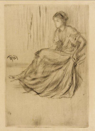 Model Seated by James Abbott McNeill Whistler