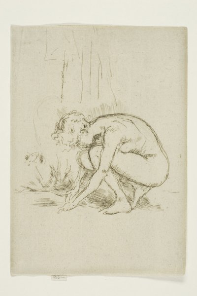 Model Stooping by James Abbott McNeill Whistler