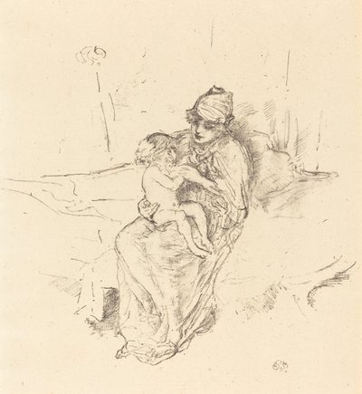 Mother and Child, No. 1 by James Abbott McNeill Whistler