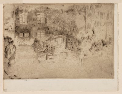 Murano - Glass Furnace by James Abbott McNeill Whistler