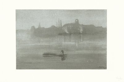 Nocturne: The River at Battersea by James Abbott McNeill Whistler
