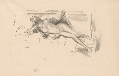 Nude Model, Reclining by James Abbott McNeill Whistler
