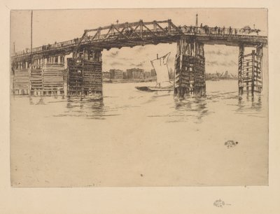 Old Battersea Bridge by James Abbott McNeill Whistler
