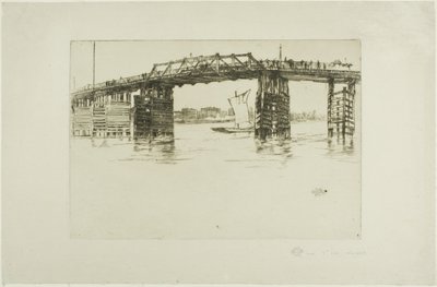Old Battersea Bridge by James Abbott McNeill Whistler