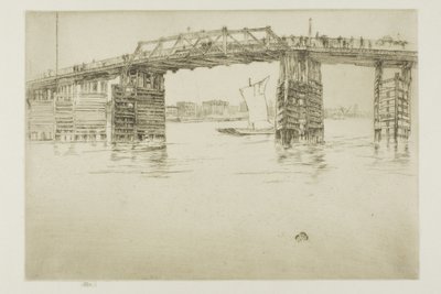 Old Battersea Bridge by James Abbott McNeill Whistler
