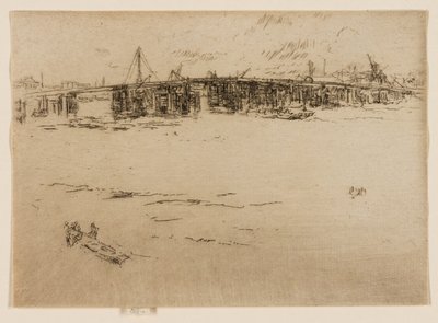 Old Battersea Bridge, No. 2 by James Abbott McNeill Whistler