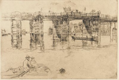 Old Putney Bridge by James Abbott McNeill Whistler