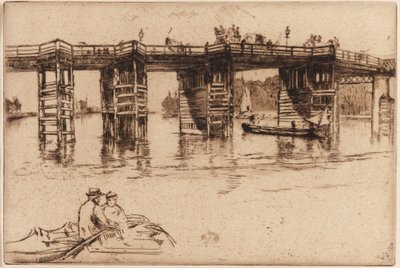 Old Putney Bridge by James Abbott McNeill Whistler