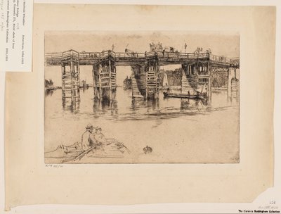 Old Putney Bridge by James Abbott McNeill Whistler