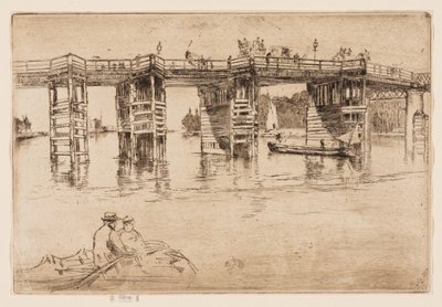 Old Putney Bridge by James Abbott McNeill Whistler