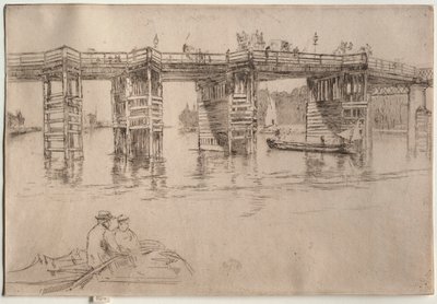 Old Putney Bridge by James McNeill Whistler