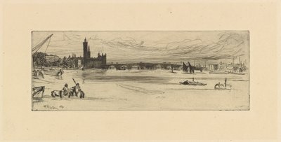 Old Westminster Bridge by James Abbott McNeill Whistler