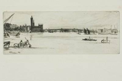 Old Westminster Bridge by James Abbott McNeill Whistler