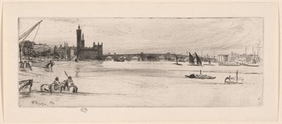 Old Westminster Bridge by James Abbott McNeill Whistler