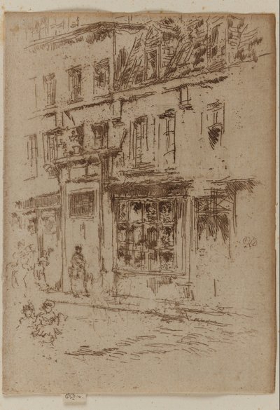 Little Butter Street, Brussels by James Abbott McNeill Whistler