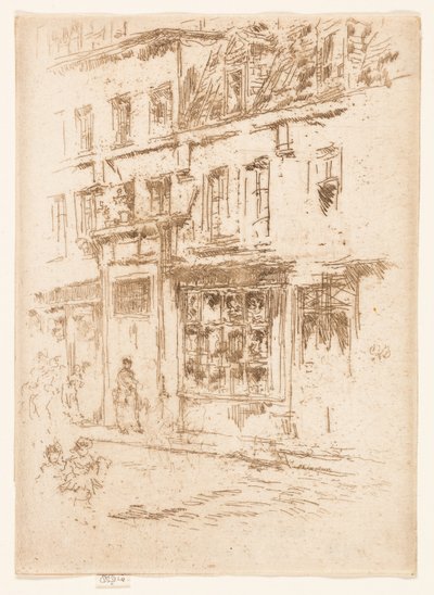 Petite Rue au Beurre, Brussels by James Abbott McNeill Whistler