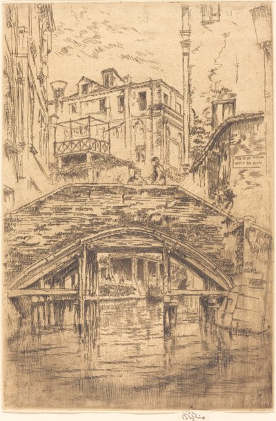 Ponte del Piovan by James Abbott McNeill Whistler