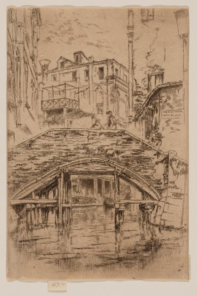 Ponte del Piovan by James Abbott McNeill Whistler