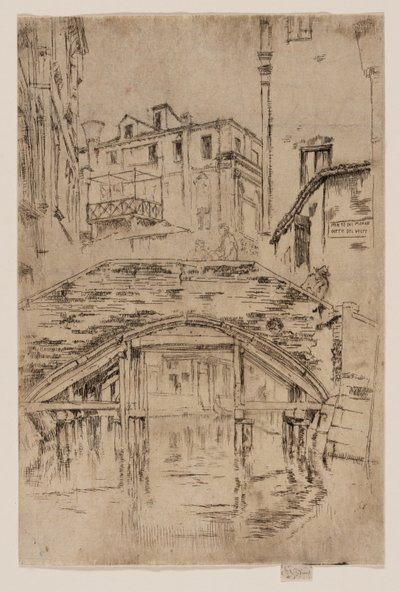 Ponte del Piovan by James Abbott McNeill Whistler