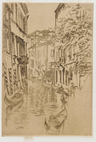 Quiet Canal by James Abbott McNeill Whistler