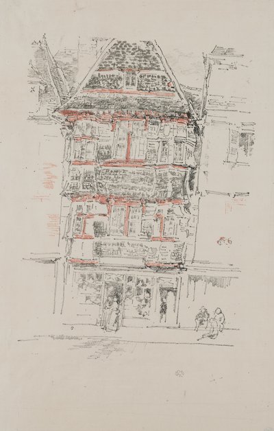 Red House, Paimpol by James Abbott McNeill Whistler