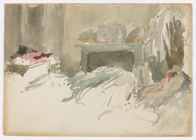 Resting in Bed by James Abbott McNeill Whistler