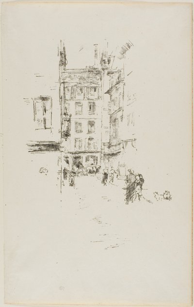 Rue Furstenburg by James Abbott McNeill Whistler