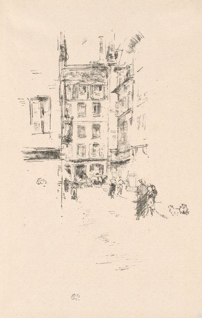 Rue Furstenburg by James Abbott McNeill Whistler